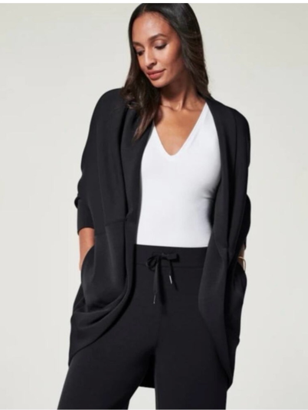 SPANX AirEssentials Cocoon Cardigan Black Women’s XS/S
